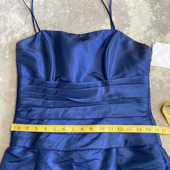 WTOO By Watters Dress Womens 10 Ball Gown Long Button Back Strappy Evening - Picture 3 of 12